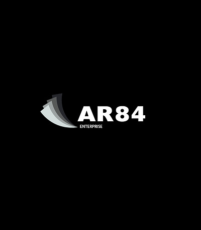 AR84 Logo Design branding design logo typography