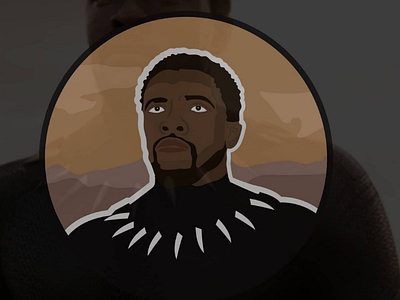 Black Panther Tribute artig blackpanther blackpanthers brandmark chadwick chadwickboseman favmovie graphicdesign logohero logomark logoplace logosix ripchadwickboseman tchalla wakanda wakandaforever