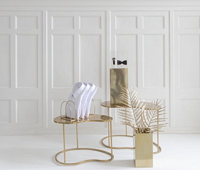 Gold tables gold product productdesign