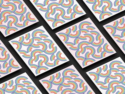 Pride - color variations bright bright colors gay illustration lgbtq minimal poster pride