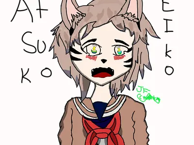 atsuko eiko miyamoto personaje propio design illustration