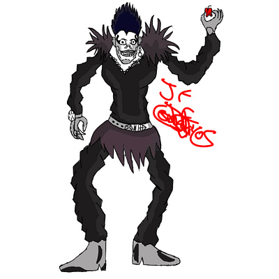 fanart ryuk design fail fanart illustration photoshop