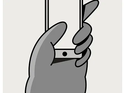 White black design flat illustration line vector