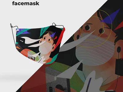 HvaGoodtime (Facemask Covid-19) custom desaingrafis design designer facemask facemaskdesign hvagoodtime indonesia mask masker mockup mockup design