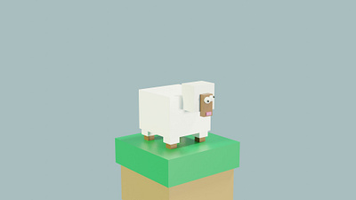 sheep art minecraft minimalist poly sheep tutorial youtube