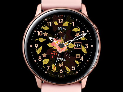 Bloom - Watch Face active classic design digital electronics flowers galaxtwatch galaxy watch gears3 graphic design illustration samsung smart smartwatch tech technology watch watchface wearable wearable tech