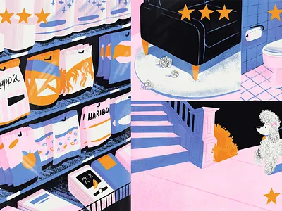 the Bold Italic digital illustration editorial editorial illustration illustration neighborhood yelp