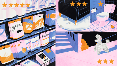 the Bold Italic digital illustration editorial editorial illustration illustration neighborhood yelp