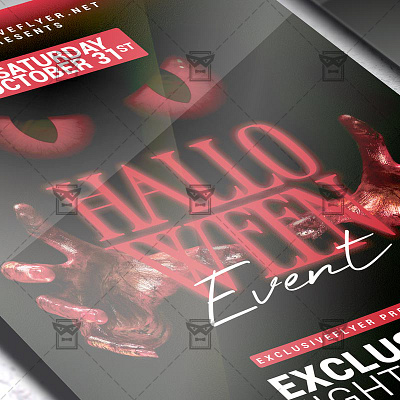 Halloween Event - Flyer PSD Template kids halloween party