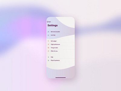 Settings UI Design app dailyui dailyuichallenge design figma fluid ios minimal mobile ui settings ui uidesign uiux