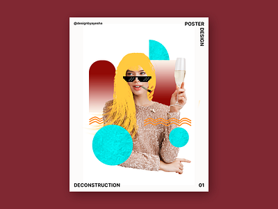 Deconstruction Poster Design - 1 behance branding deconstruction design designbyayesha designer facebook design flower graphicdesign graphics instagram design muzli photoshop poster poster design posterart social marketing social media design socialmedia twitter