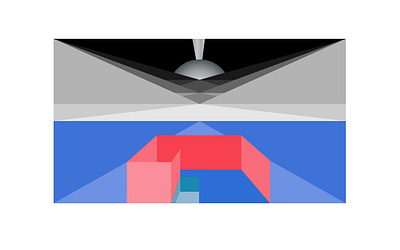 Tin Landscape abstract adobe illustrator design geometric art illustrator ilustration landscape landscape illustration vector