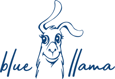 Blue Llama logo