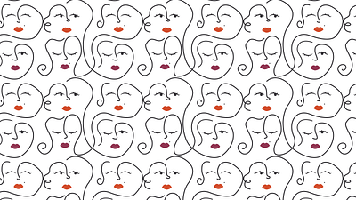 Women pattern design flat girls illustration minimal pattern vector woman