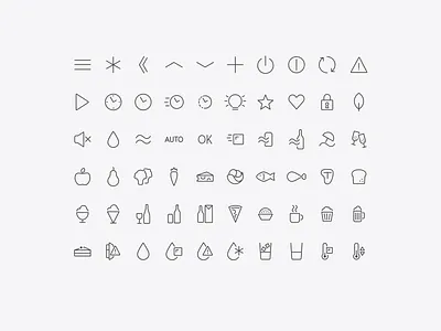 Whirlpool icon family golden ratio icon minimalist proportion
