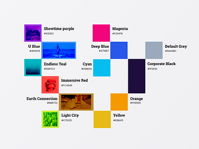 Involves Brand color pallete branding color colorpalette