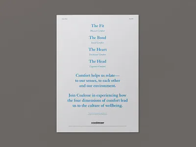 Coalesse Relate Essay – Back Cover art direction design graphic design layout los angeles orange county