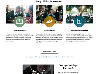Bethlehem Christian Academy Website design web design website