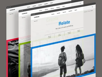 Coalesse Point of View Series Website art direction design graphic design layout los angeles orange county web design