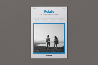 Coalesse Relate Essay — Cover art direction design graphic design layout los angeles orange county