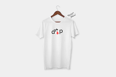 Drop Shirt Design(White) branding design flat graphic design icon illustration illustrator logo minimal typography vector