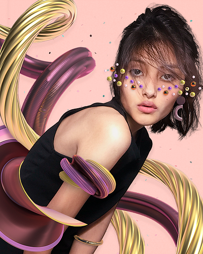Latex Magazine 3d 3dart 3dartist abstract design art branding c4d cinema4d design illustration octane