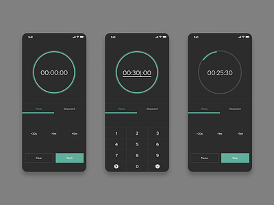 Daily UI #13 - Timer daily ui dailyui dailyuichallenge ui design uidesign ux ux design uxdesign