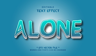 modern editable text effect branding design editable illustration logo design technology template text effect texture