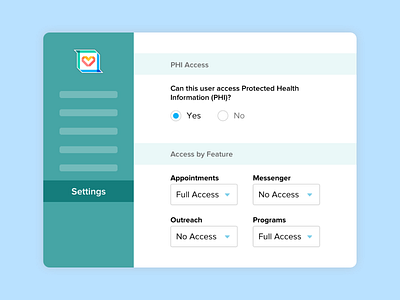 Web App- Simplified Image illustration product design setting settings settings page settings ui ui ui design ux ux design