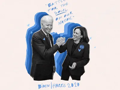 Biden | Harris 2020 art for change collage digital collage digital illustration graphic design illustration photomontage collage political campaign posters print