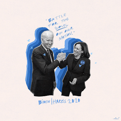 Biden | Harris 2020 art for change collage digital collage digital illustration graphic design illustration photomontage collage political campaign posters print