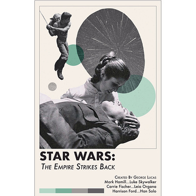 Alternative Movie Poster Series: Star Wars adobe photoshop adobeillustator collage digital collage digital illustration graphic design illustration photomontage collage procreate star wars star wars art