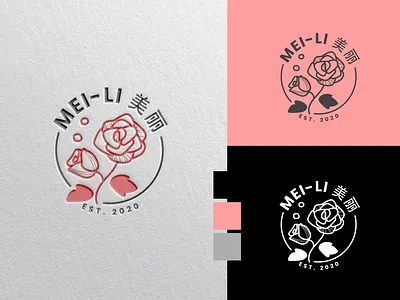 Mei-Li Logo Presentation branding design icon logo