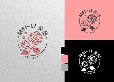 Mei-Li Logo Presentation branding design icon logo