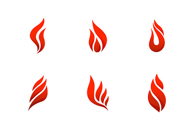 flame logo template design illustration logo logo design vector