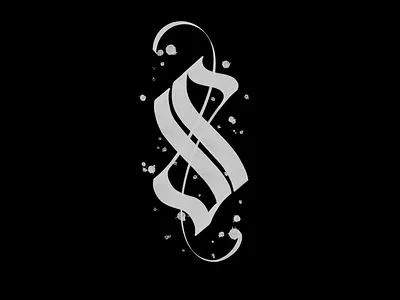 Stephanie Hensley black letter calligraphy lettering