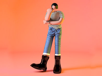 Same woman 3d 3d model cinema 4d cinema4d design illustration motion graphics motiongraphics render zbrush