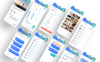 Oceans App branding interaction design ui design user flow ux design uxdesign