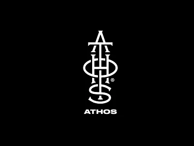 Monogram Mark black and white branding design icon logo monogram