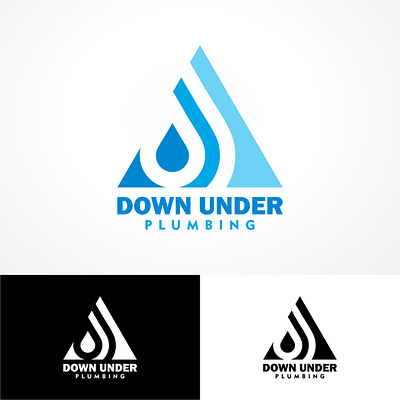 PLUMBING LOGO art branding design flat graphic design illustration logo type typography vector