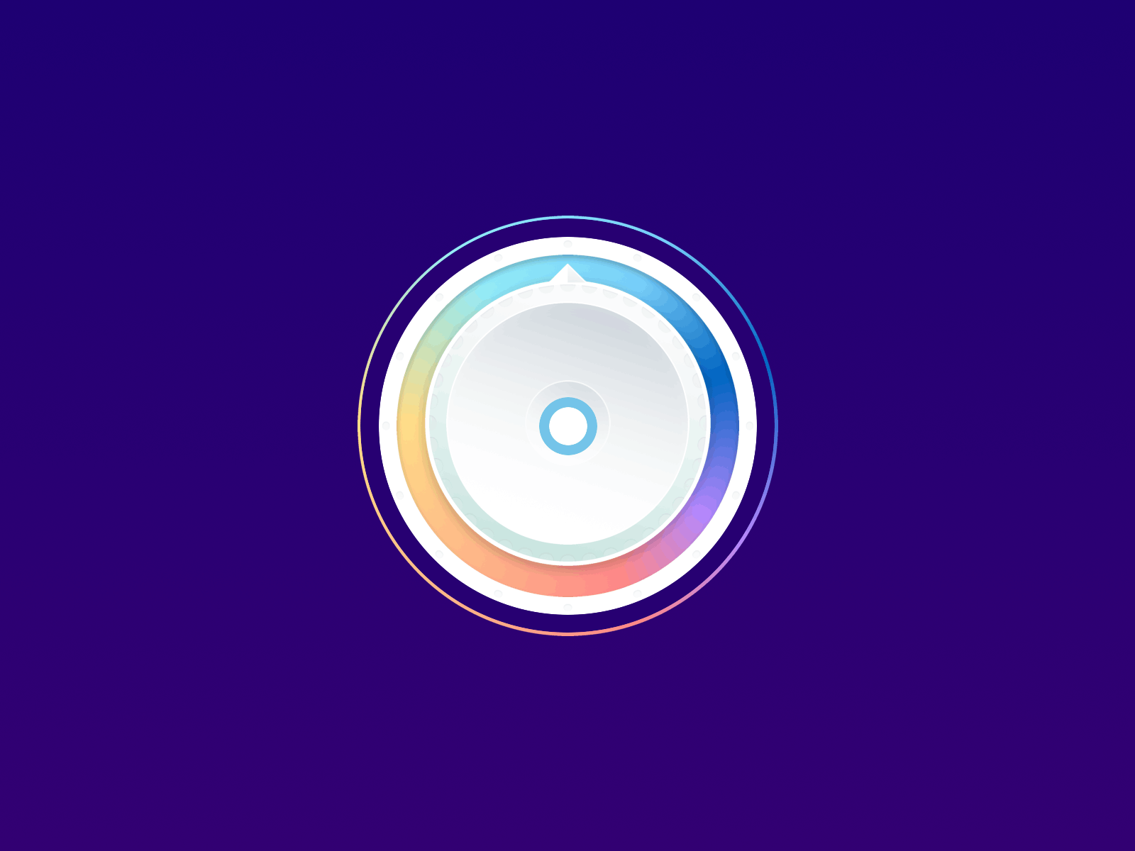 Color Wheel animation clean color color palette color wheel concept design figma neumorphism principle ui