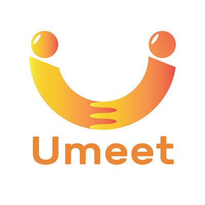 umeet social logo brand branding design illustration logo logo design vector