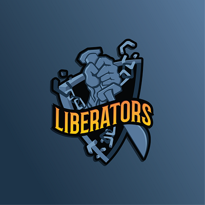 Liberators Sports Team branding logo sports sports branding sports design vector