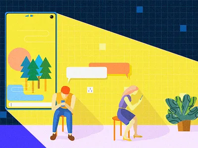 一起去旅行 illustration