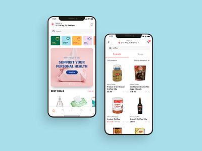 Food Grocery Delivery App UI Design adobe xd delivery app figma food app food delivery app grocery app mobile mobile app mobile app ui design sketchapp ui ui kit ui ux design 应用 应用界面 设计