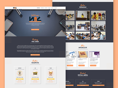 National Accounting Competition Landing Page clean design clean ui competition design landing page landing page design landingpage ui