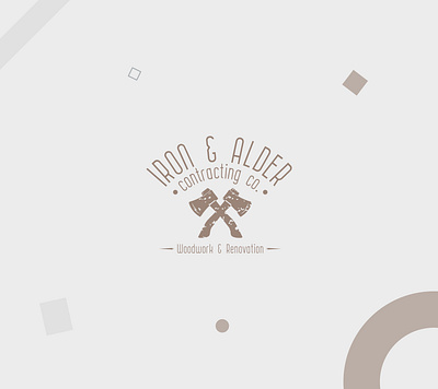 Construction Logo - Vintage I Retro architecture art building business civil engineering company concept construction constructor creative design engineer graphics interior logo real estate renovation retro safety vintage