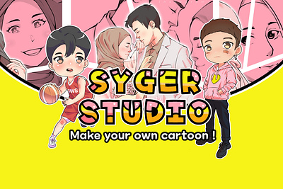Sygerstudio Banner Design banner banner design caricature cartoon art