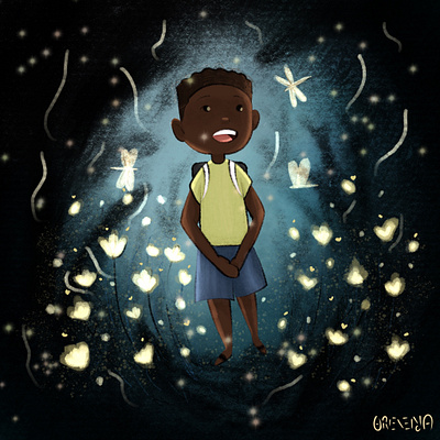 Firefly children firefly illustration lights