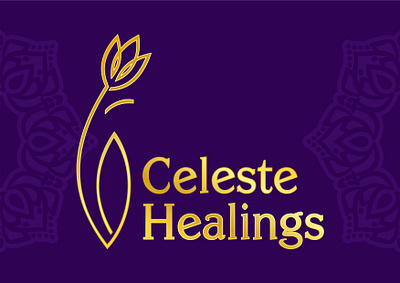 Celeste Healings - Logo Creation branding corel draw healing holistic illustration logo logo design mandala spiritual